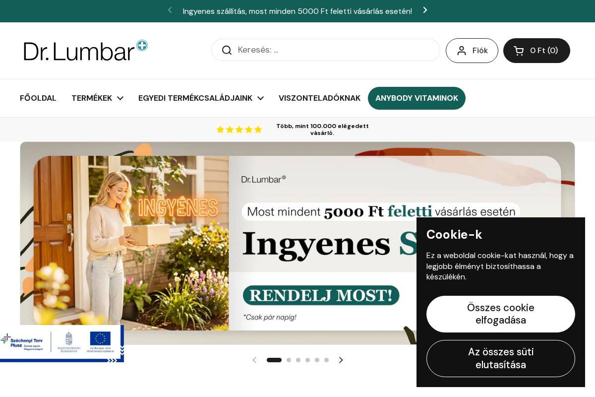 drlumbar.hu homepage screenshot