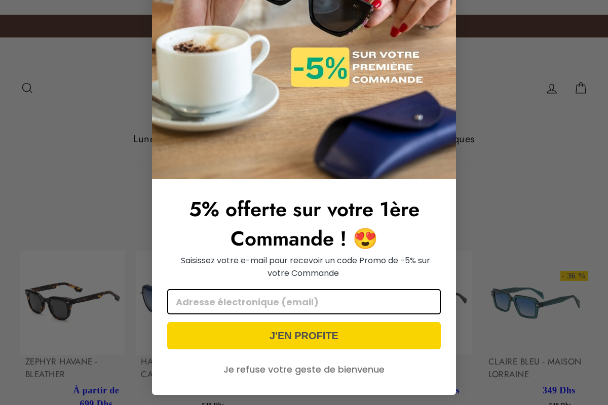 Drlunettes homepage screenshot