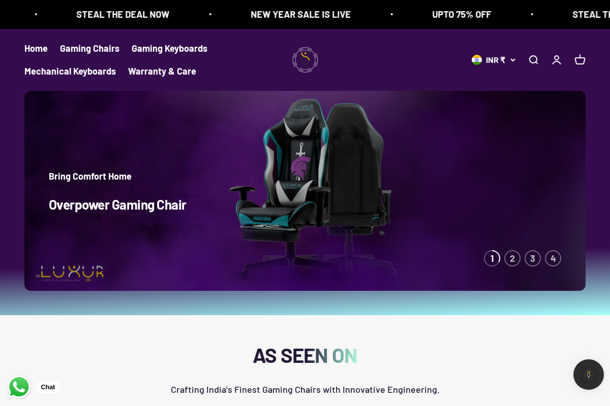 DrLuxur homepage screenshot