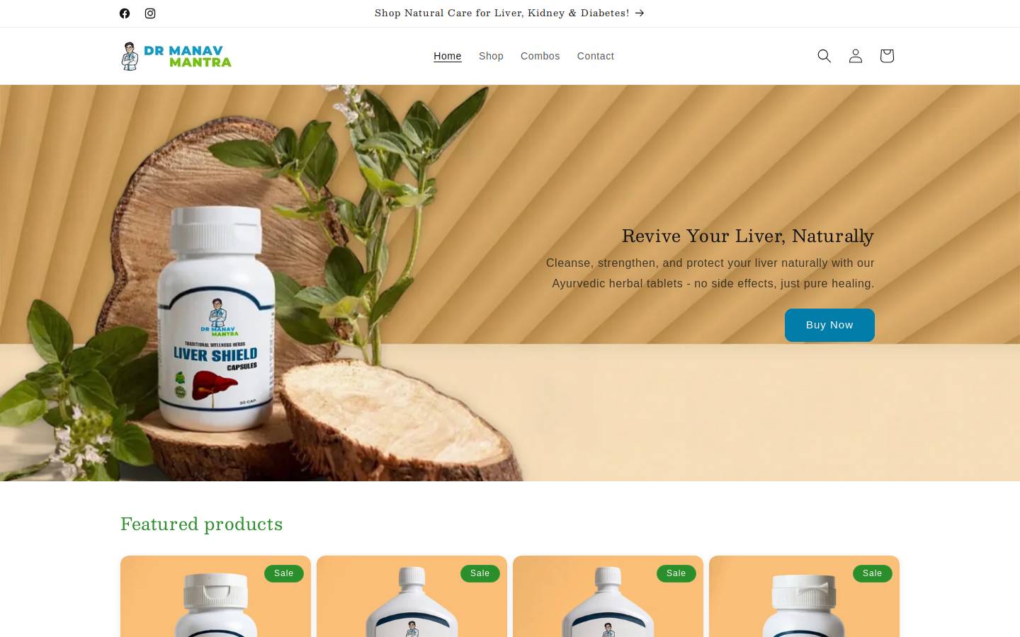 drmanavmantra.in homepage screenshot