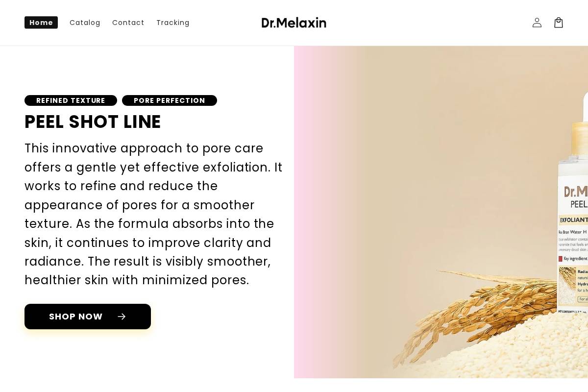 drmelaxinglow.com homepage screenshot