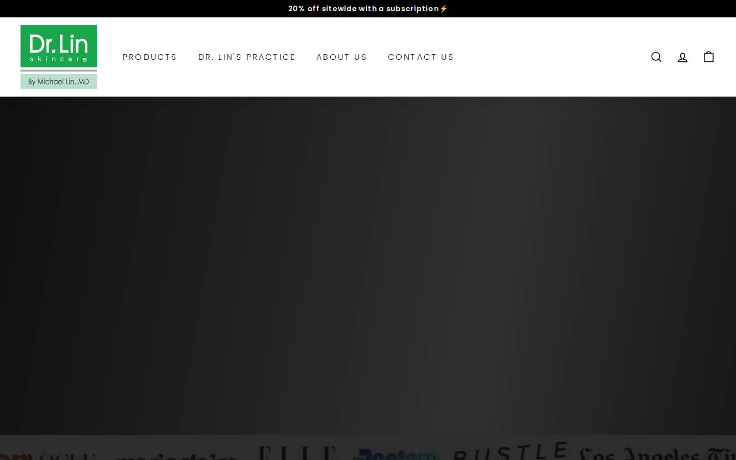 drmichaellin.com homepage screenshot