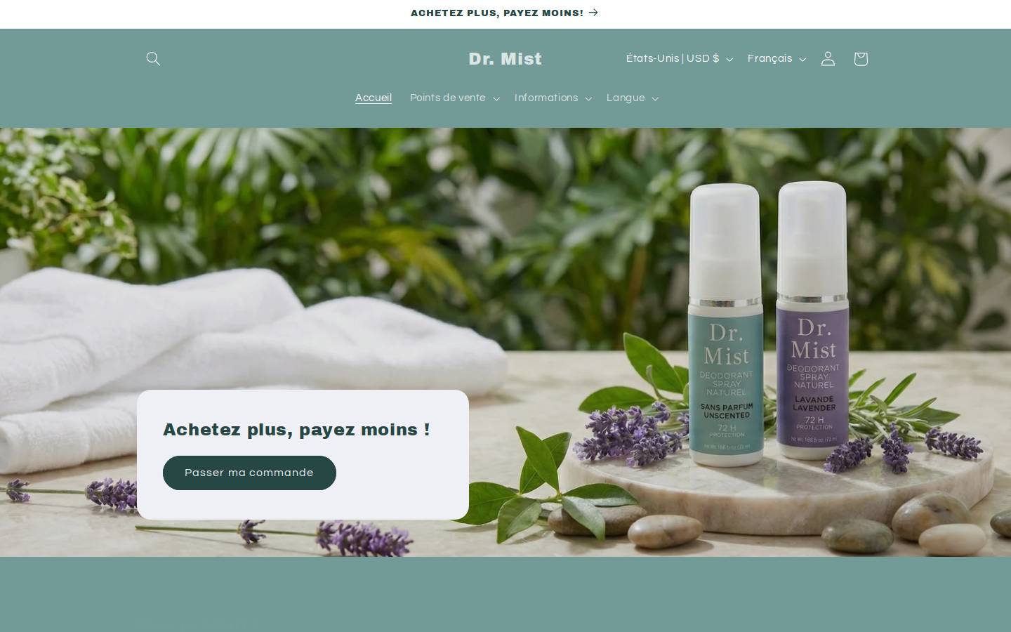 drmist.us homepage screenshot