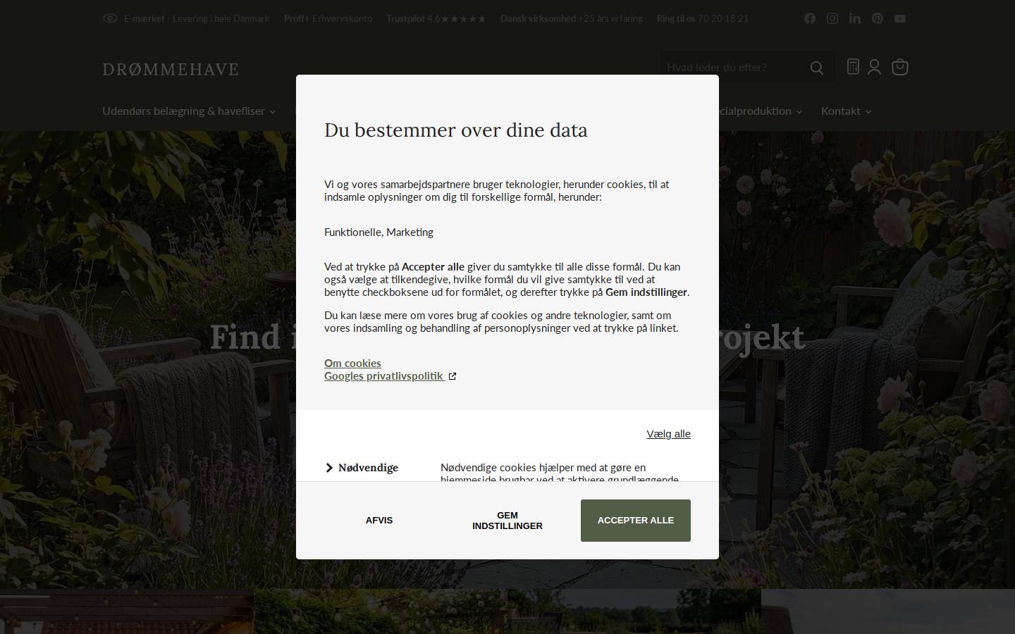 droemmehave.dk homepage screenshot