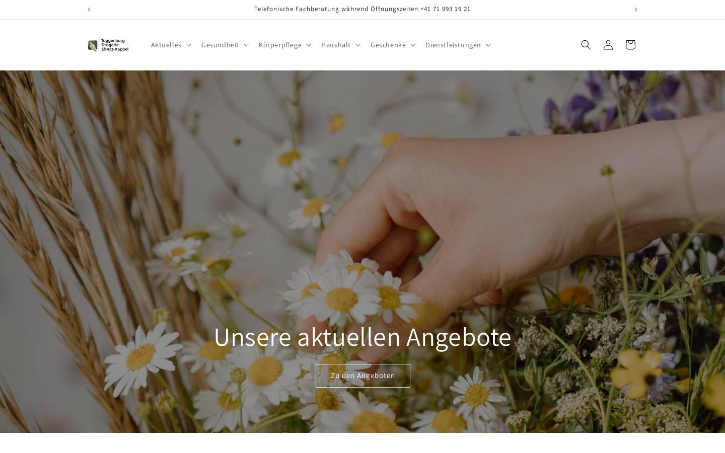 drogerie-ebnat-kappel.ch homepage screenshot