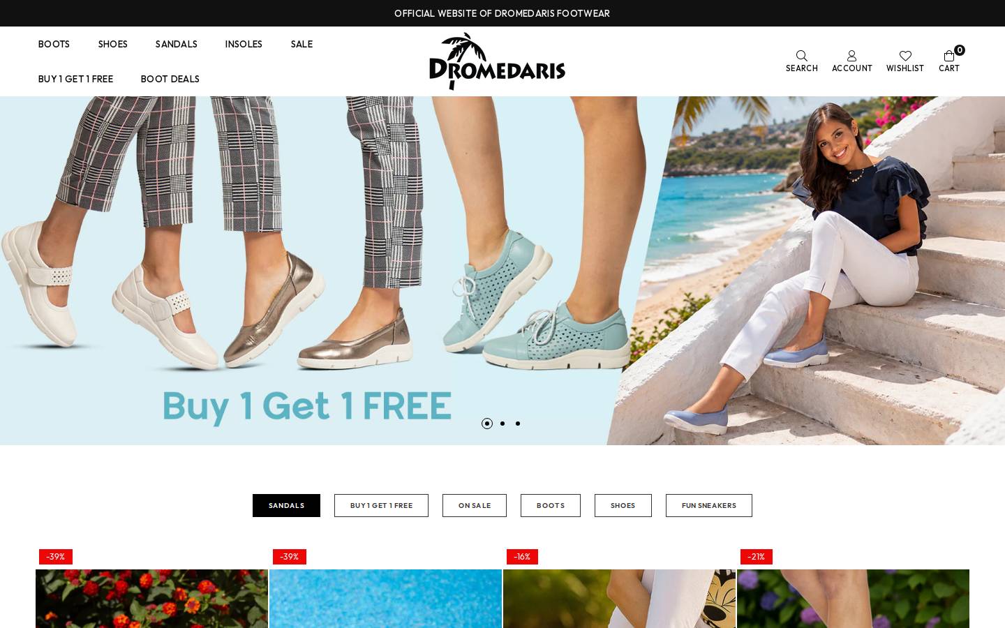 dromedarisus.com homepage screenshot