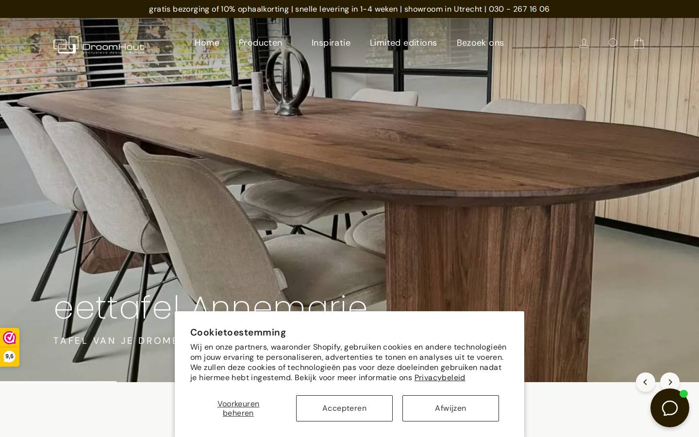 droomhout.nl homepage screenshot