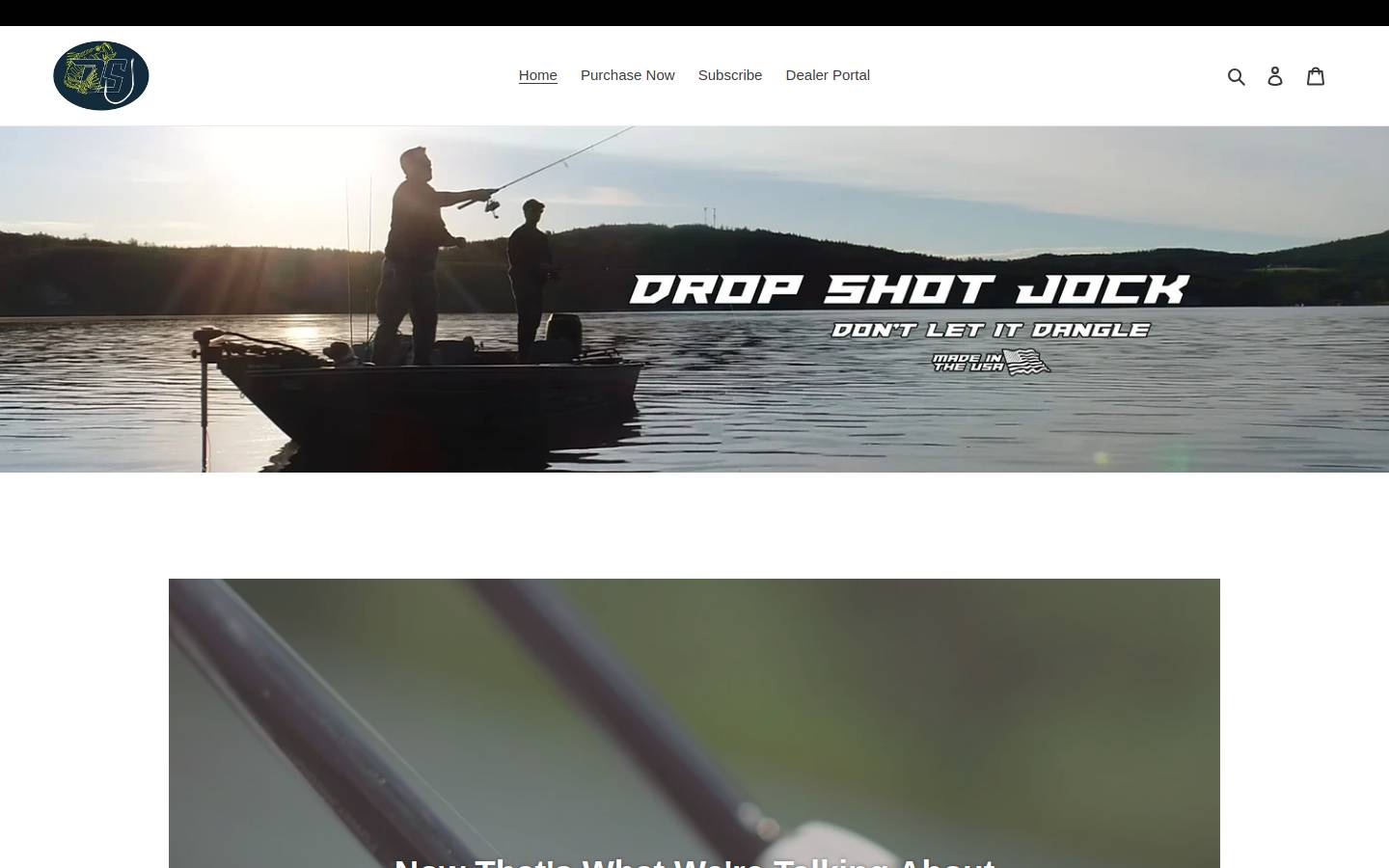 dropshotjock.com homepage screenshot