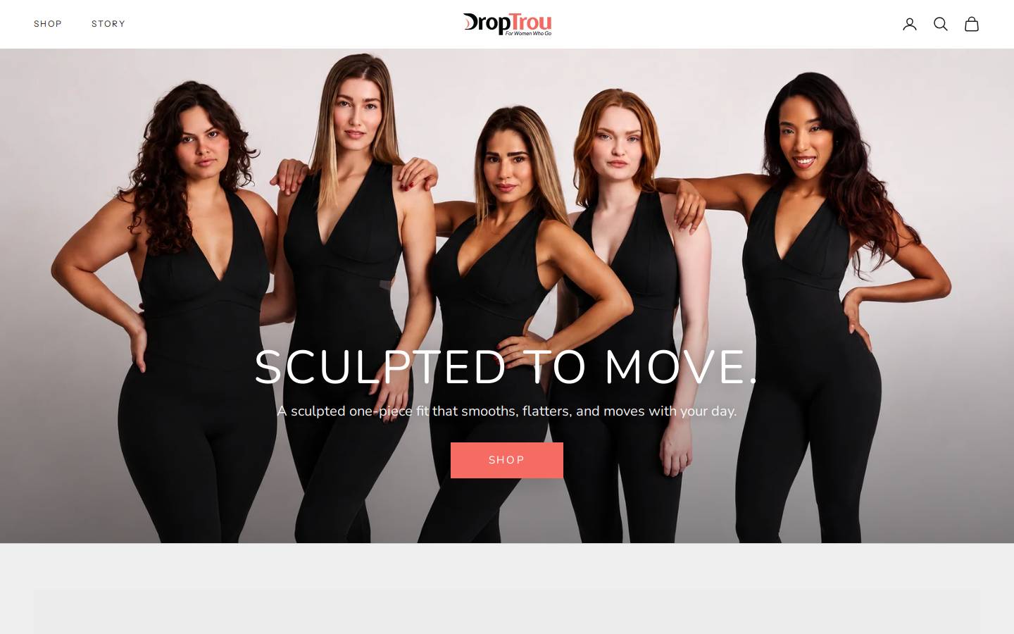 droptrounow.com homepage screenshot