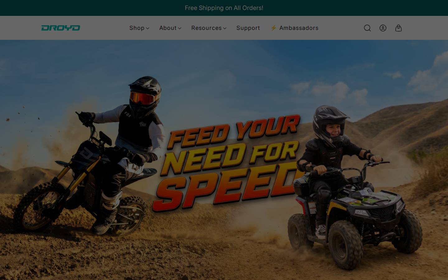 droyd.com homepage screenshot