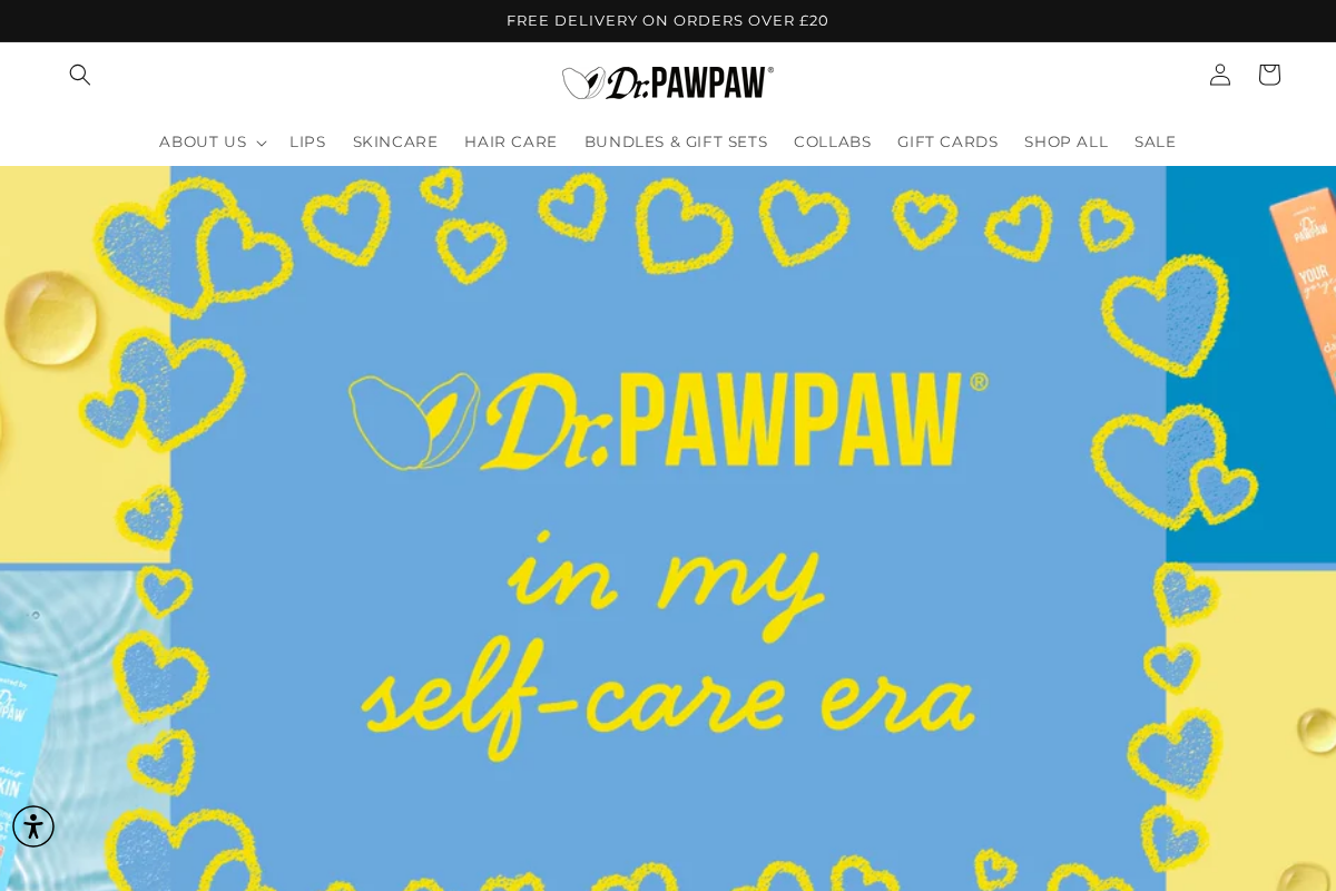 Dr.PAWPAW homepage screenshot