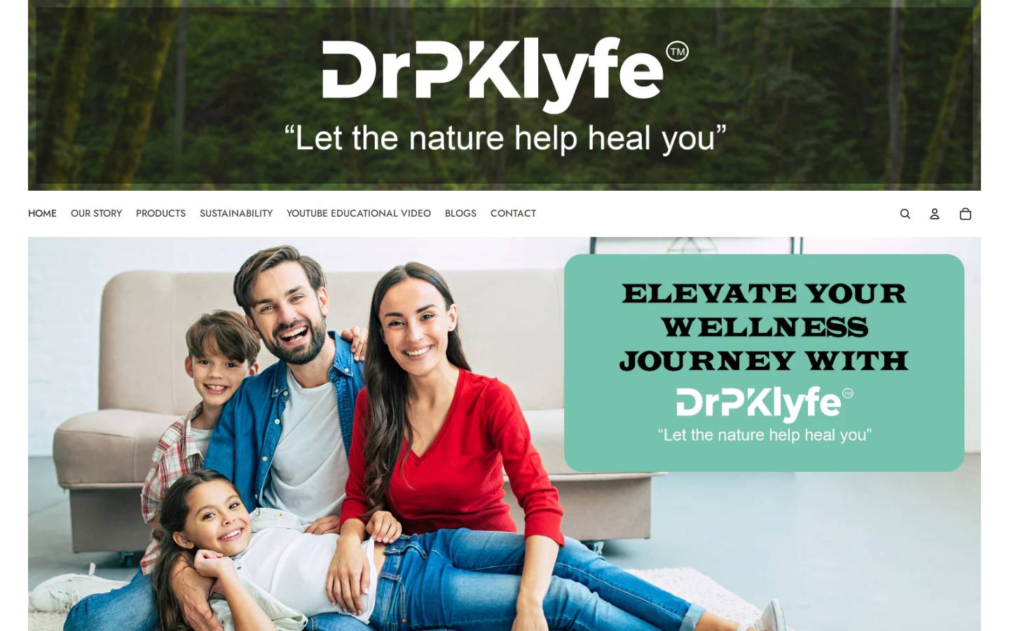 drpklyfe.com homepage screenshot