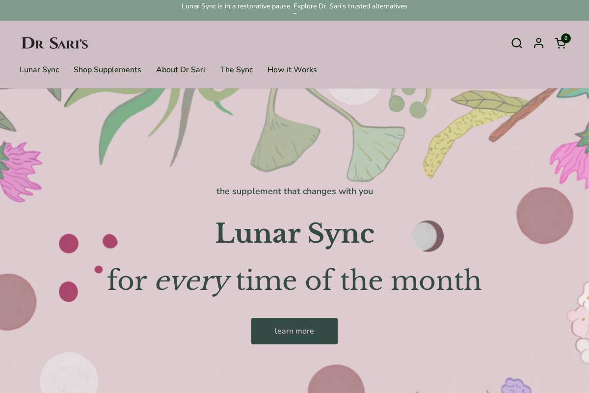 drsaris.com homepage screenshot