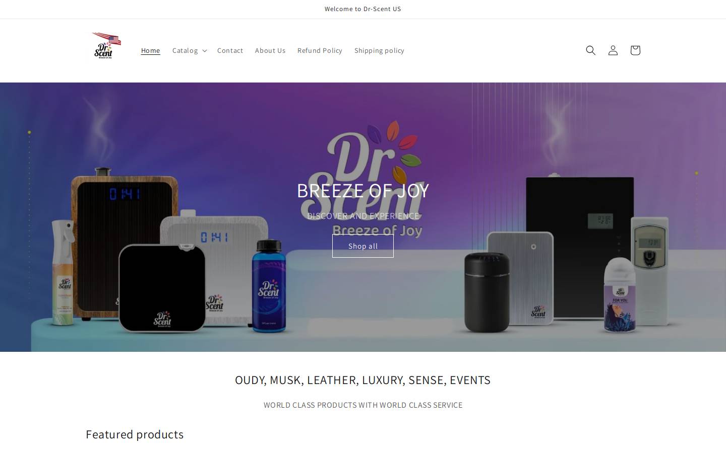 drscentus.com homepage screenshot