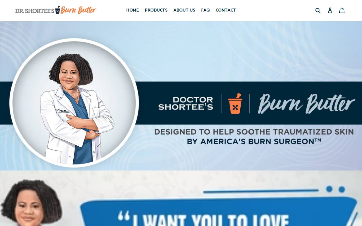 drshorteesbutters.com homepage screenshot