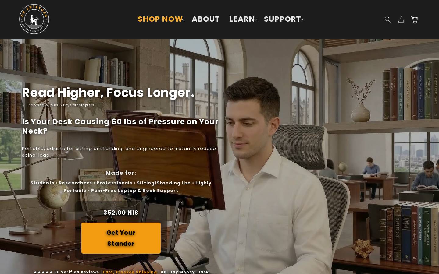 Dr. Shtaygen homepage screenshot