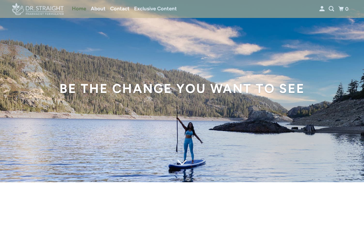 drstraight.com homepage screenshot