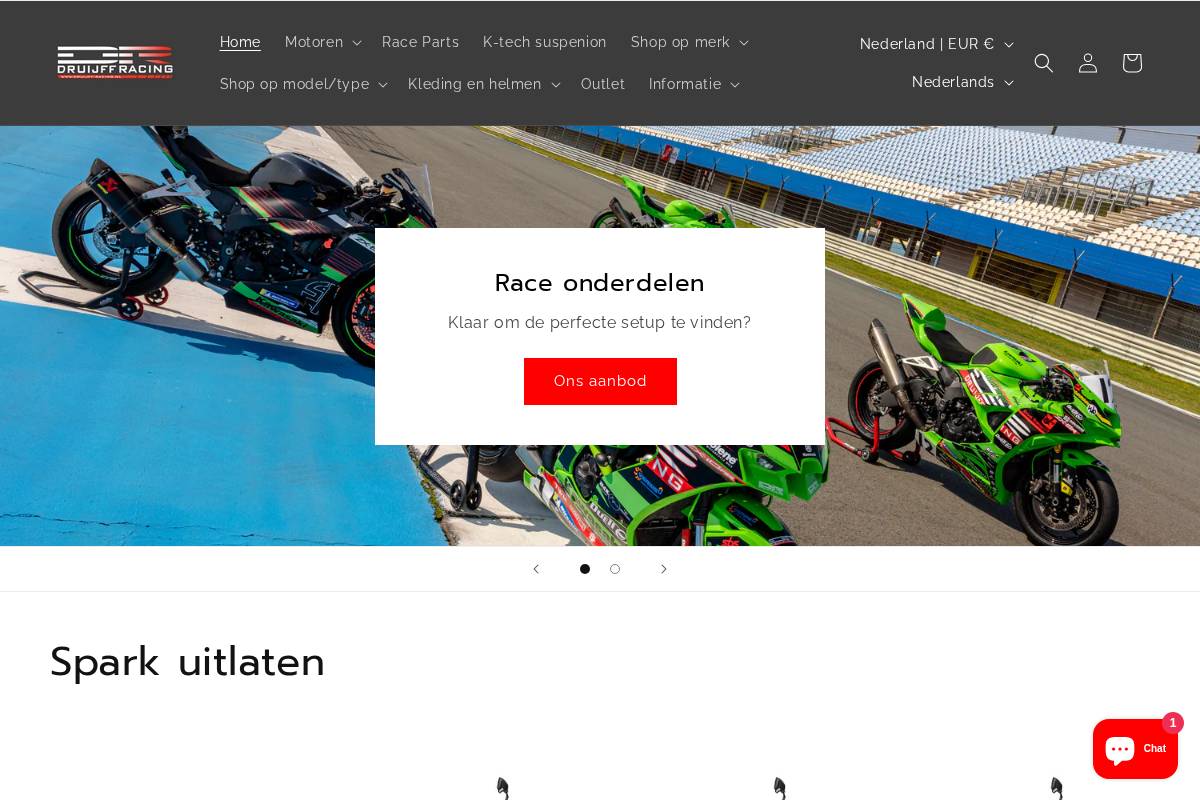 Druijff Racing homepage screenshot