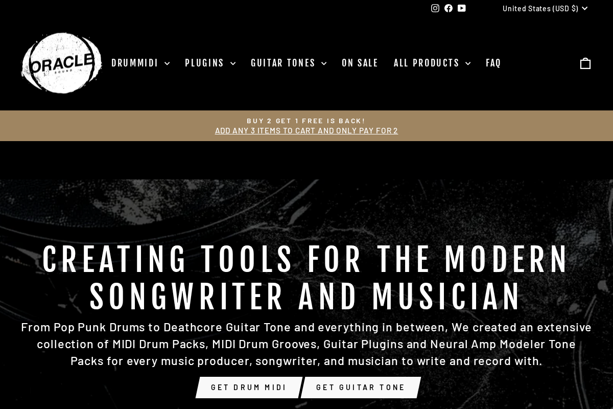 drummidi.com homepage screenshot