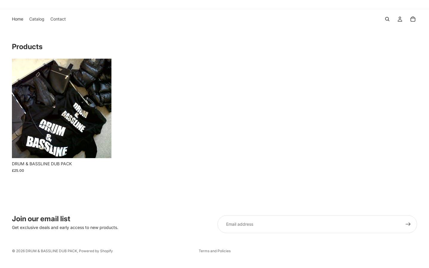 drumnbassline.com homepage screenshot