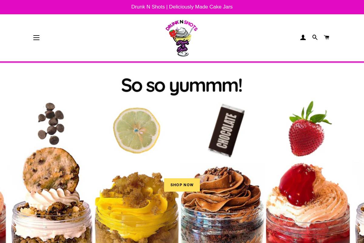 drunknshot.com homepage screenshot