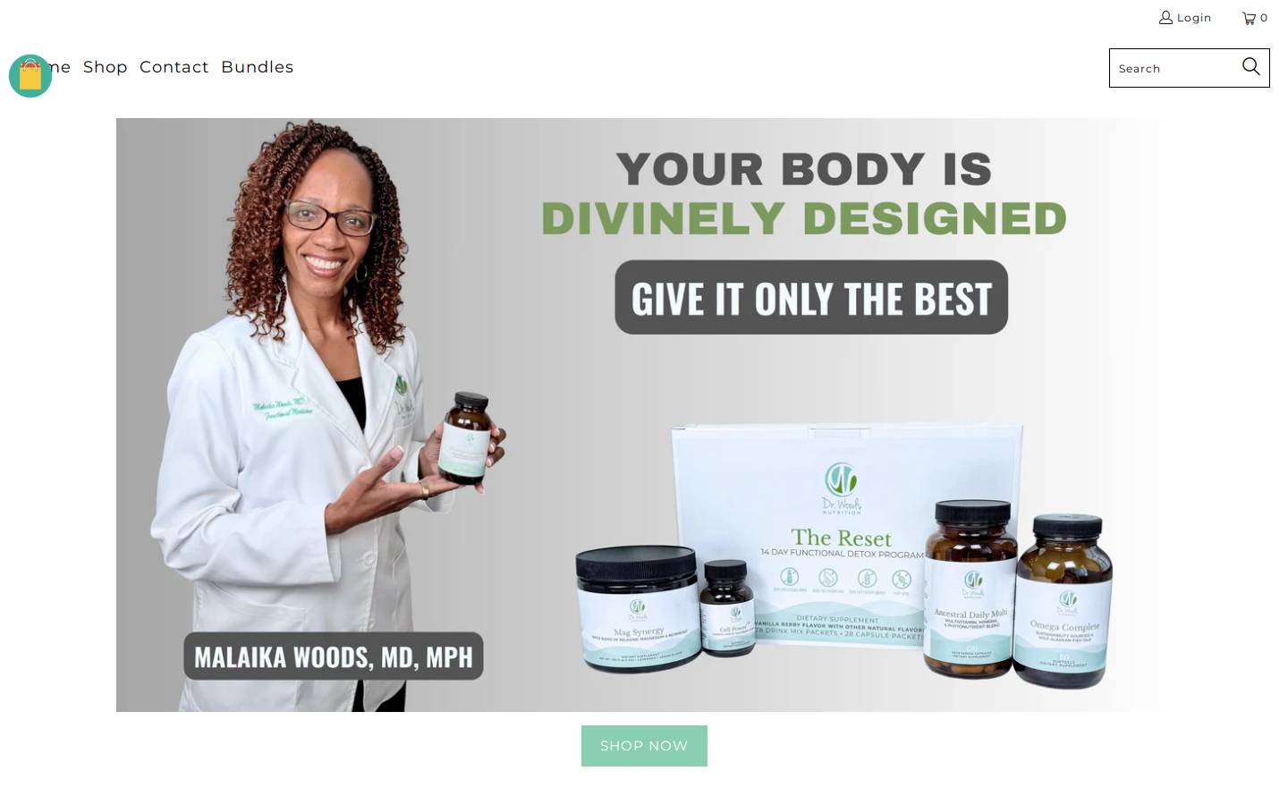 drwoodsnutrition.com homepage screenshot