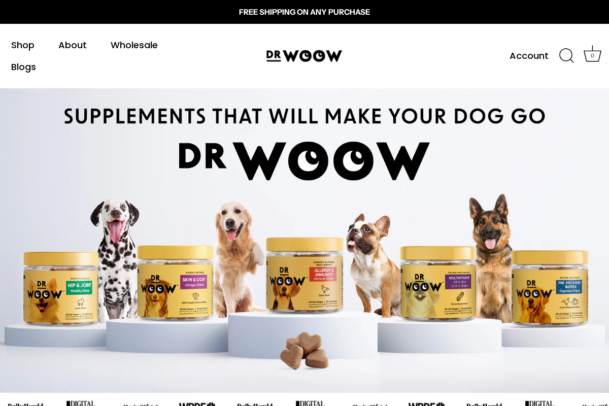 Dr Woow homepage screenshot