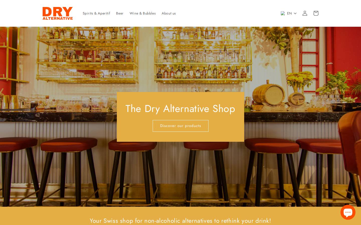 dryalternative.com homepage screenshot