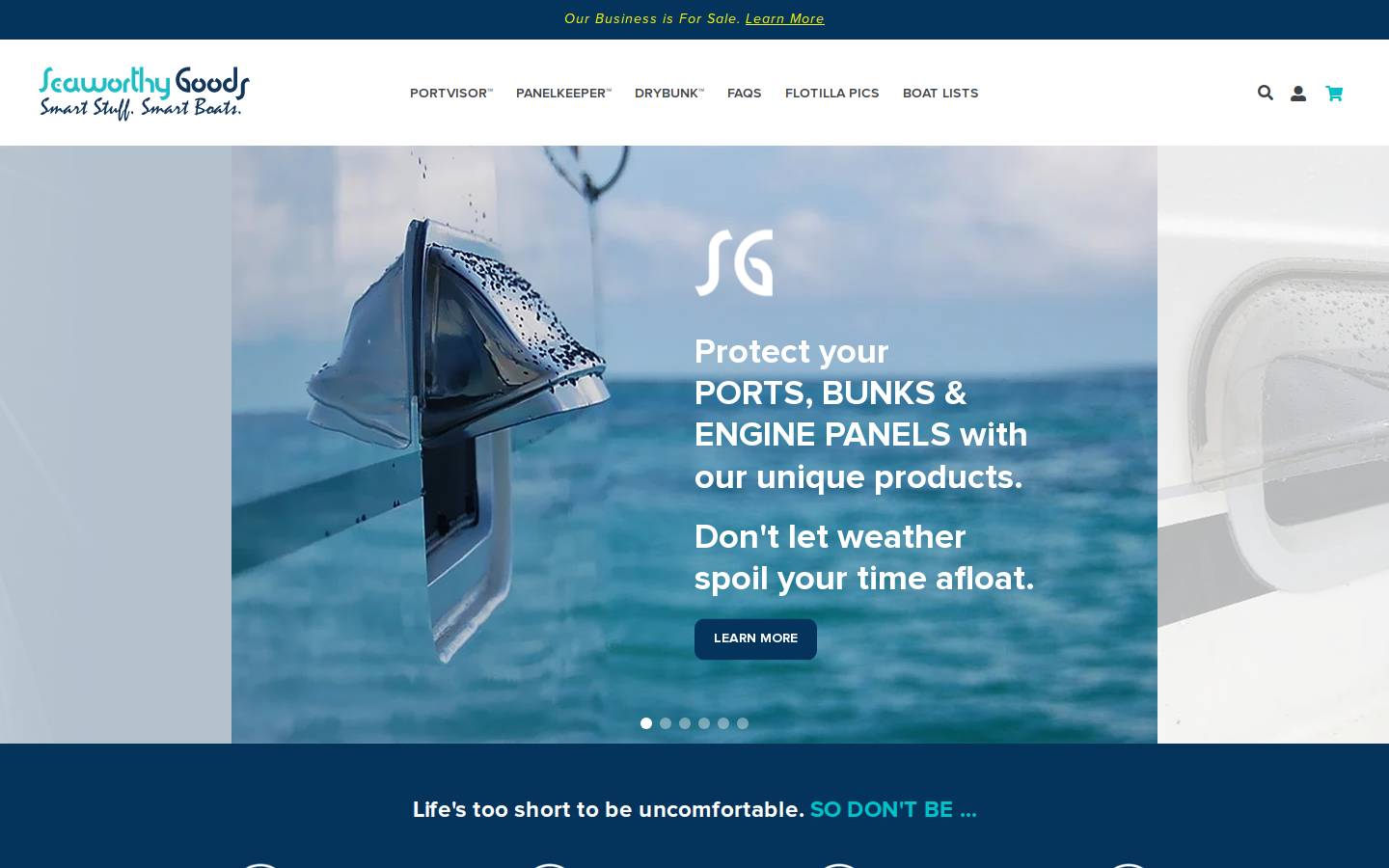 drybunks.com homepage screenshot