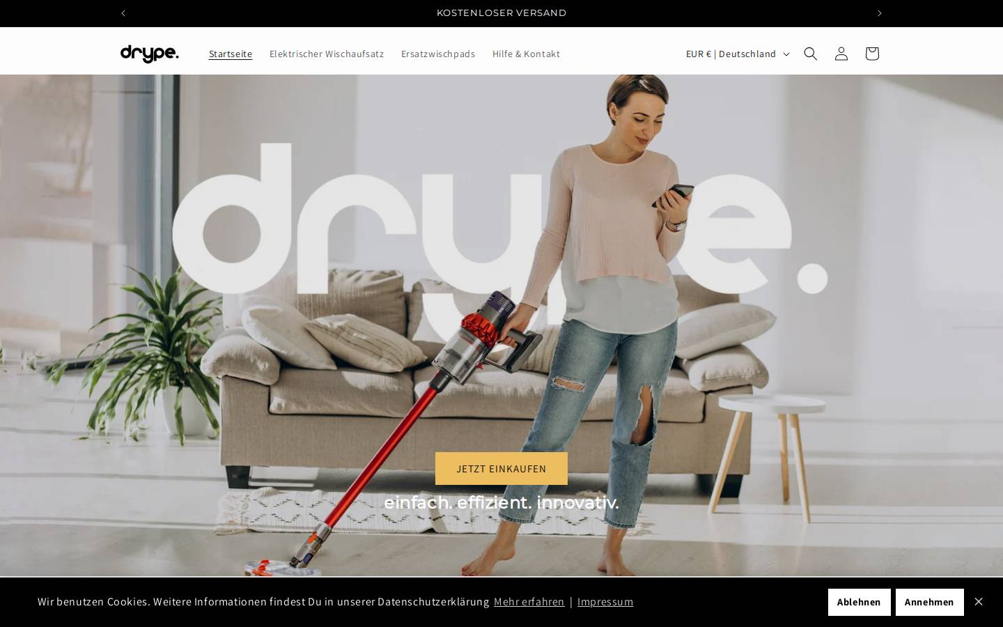 drype.de homepage screenshot