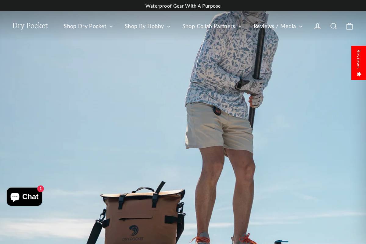 drypocket.com homepage screenshot