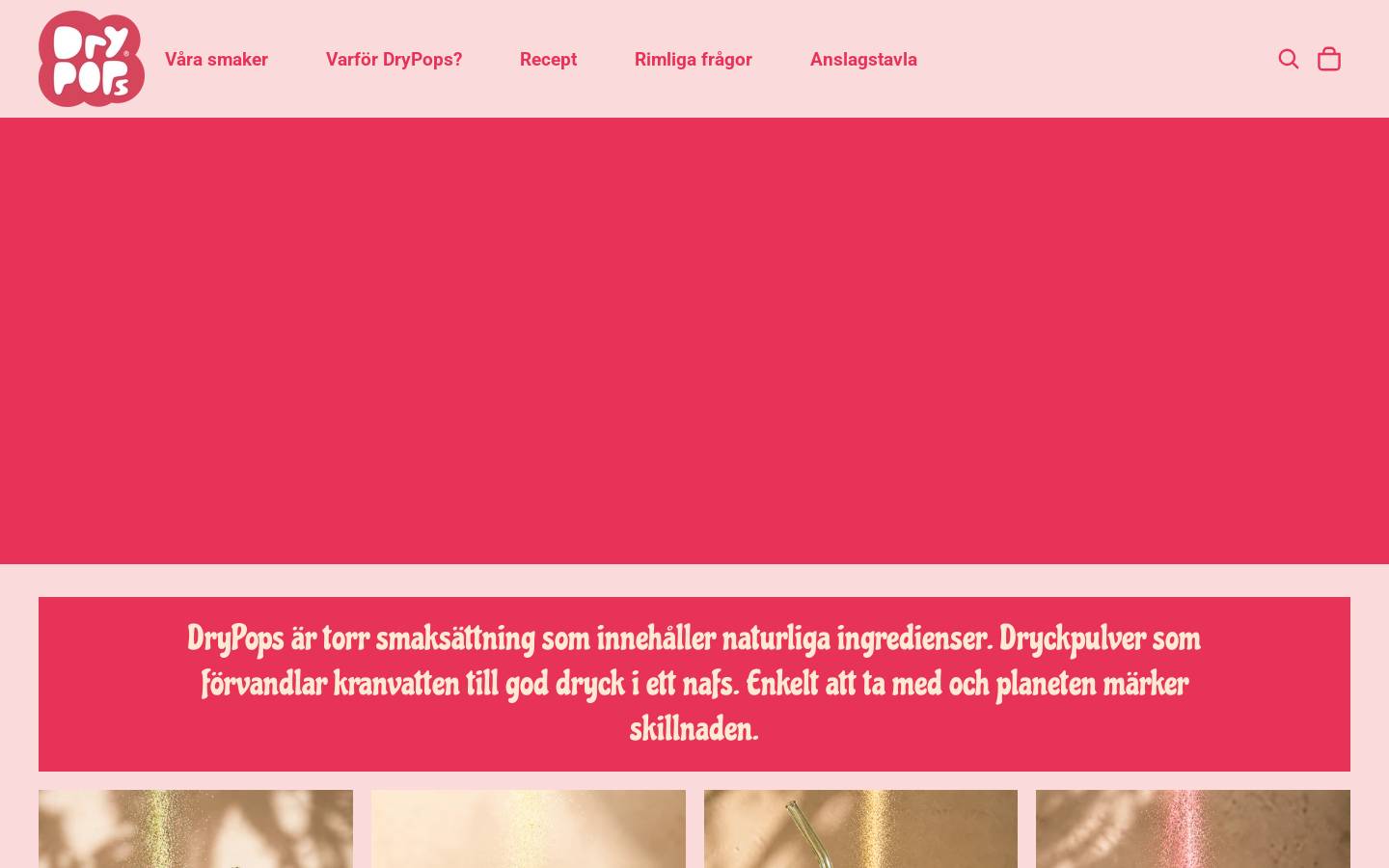 drypops.com homepage screenshot