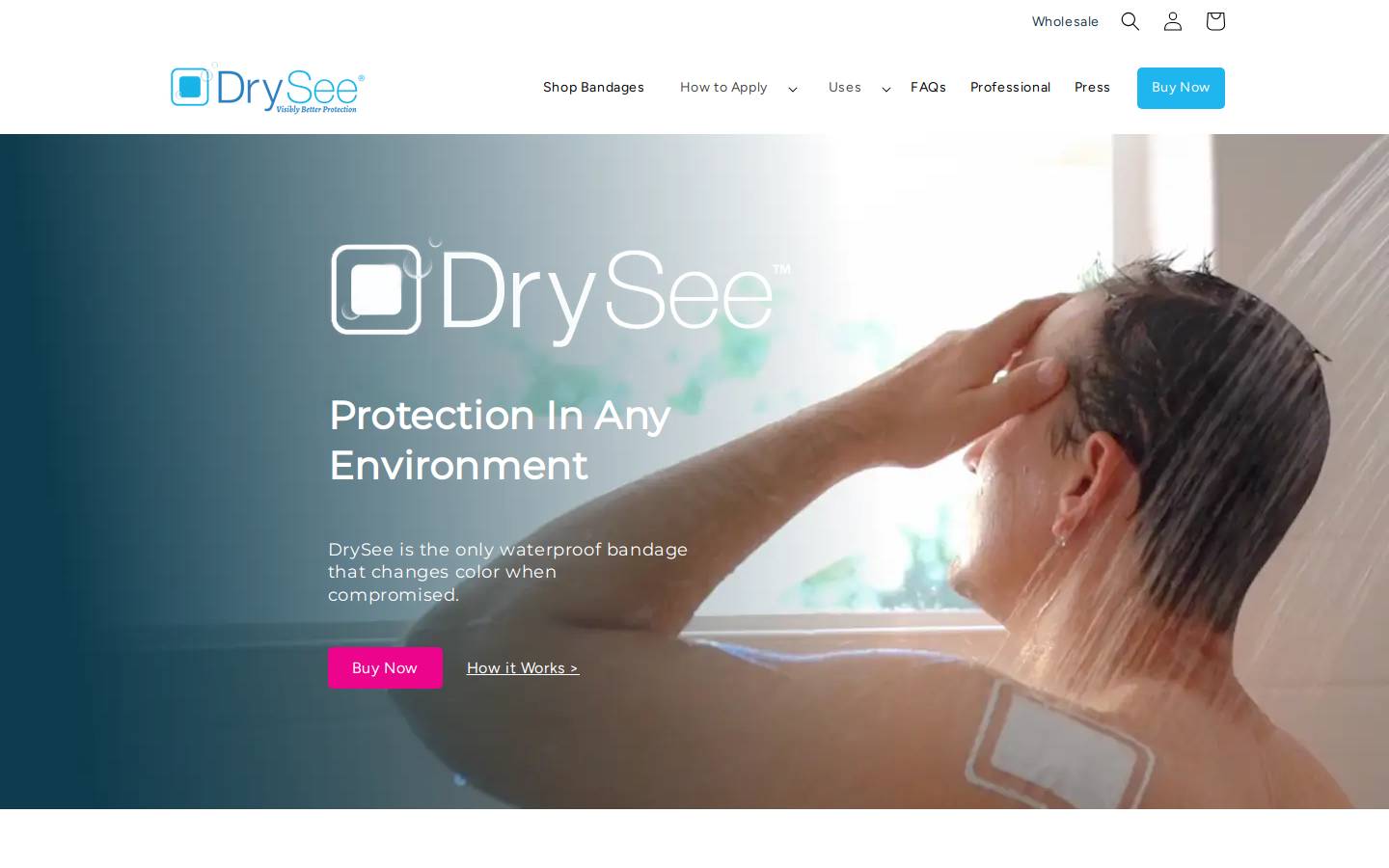 drysee.com homepage screenshot
