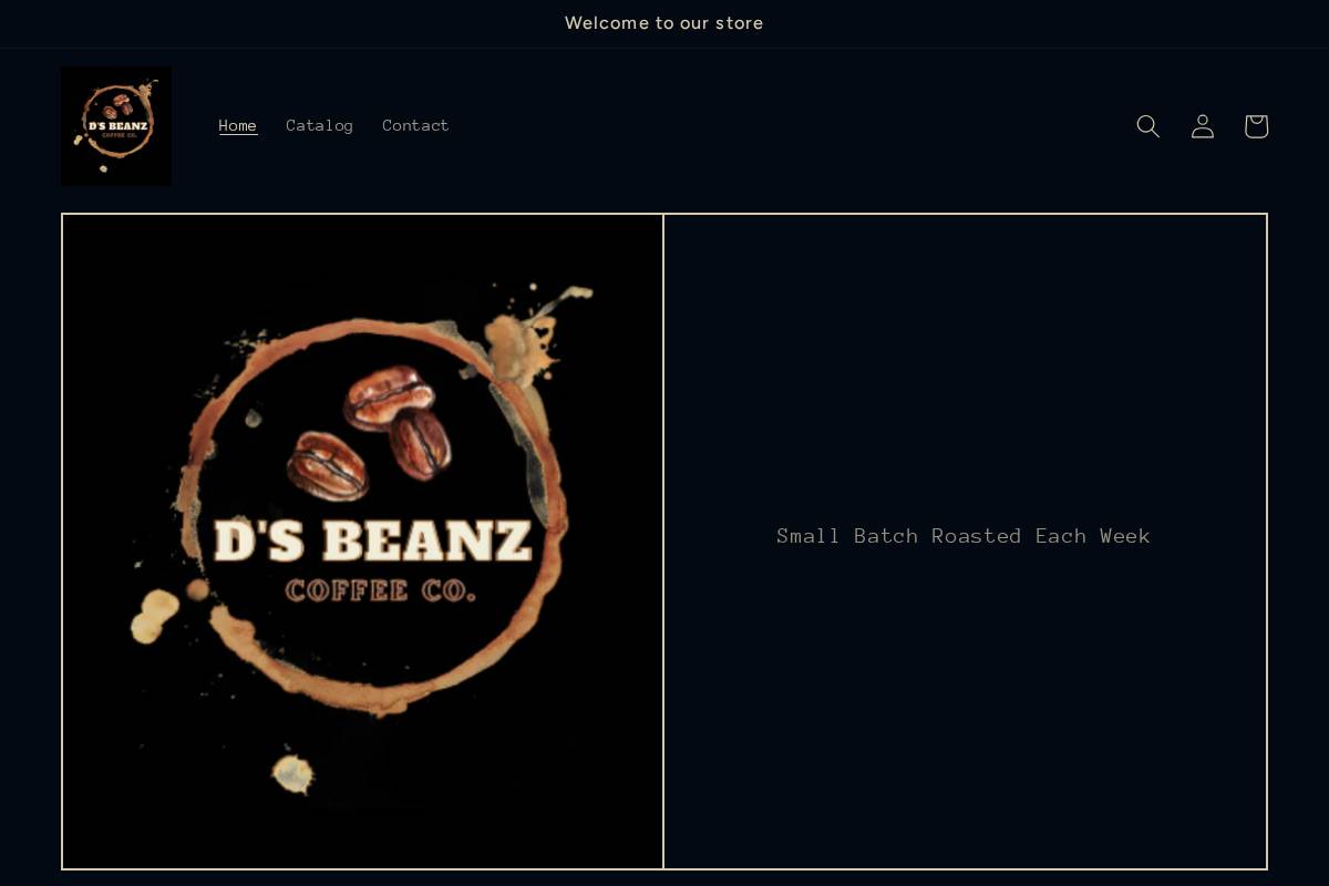 dsbeanz.com homepage screenshot
