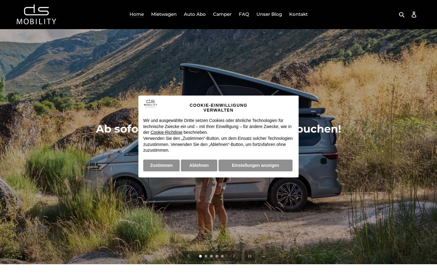 DS Mobility by Deisenroth & Söhne homepage screenshot