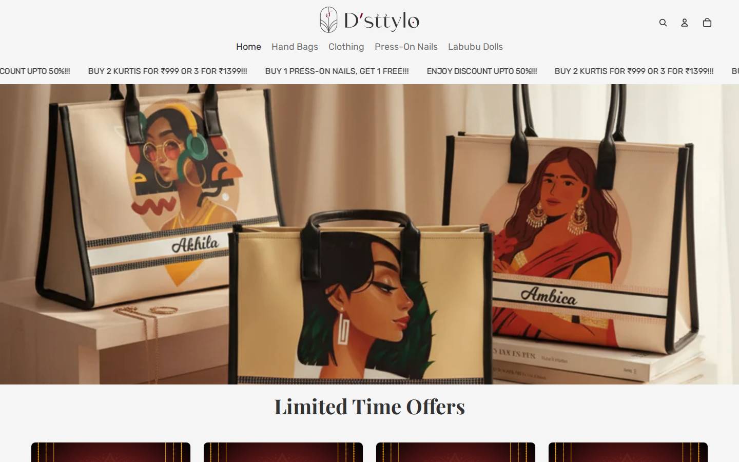 dsttylo.com homepage screenshot