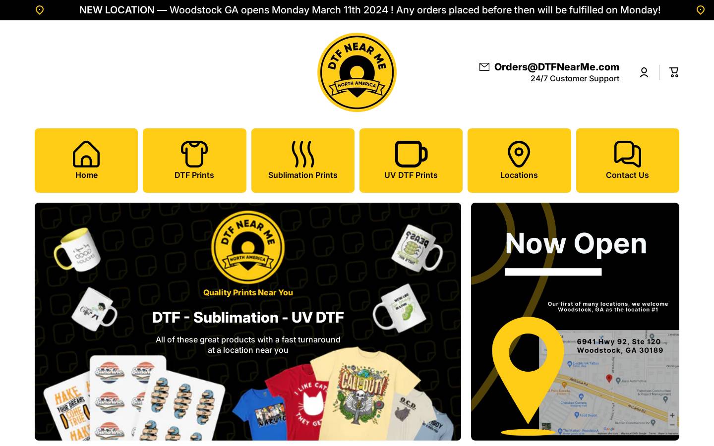 dtfnearme.com homepage screenshot