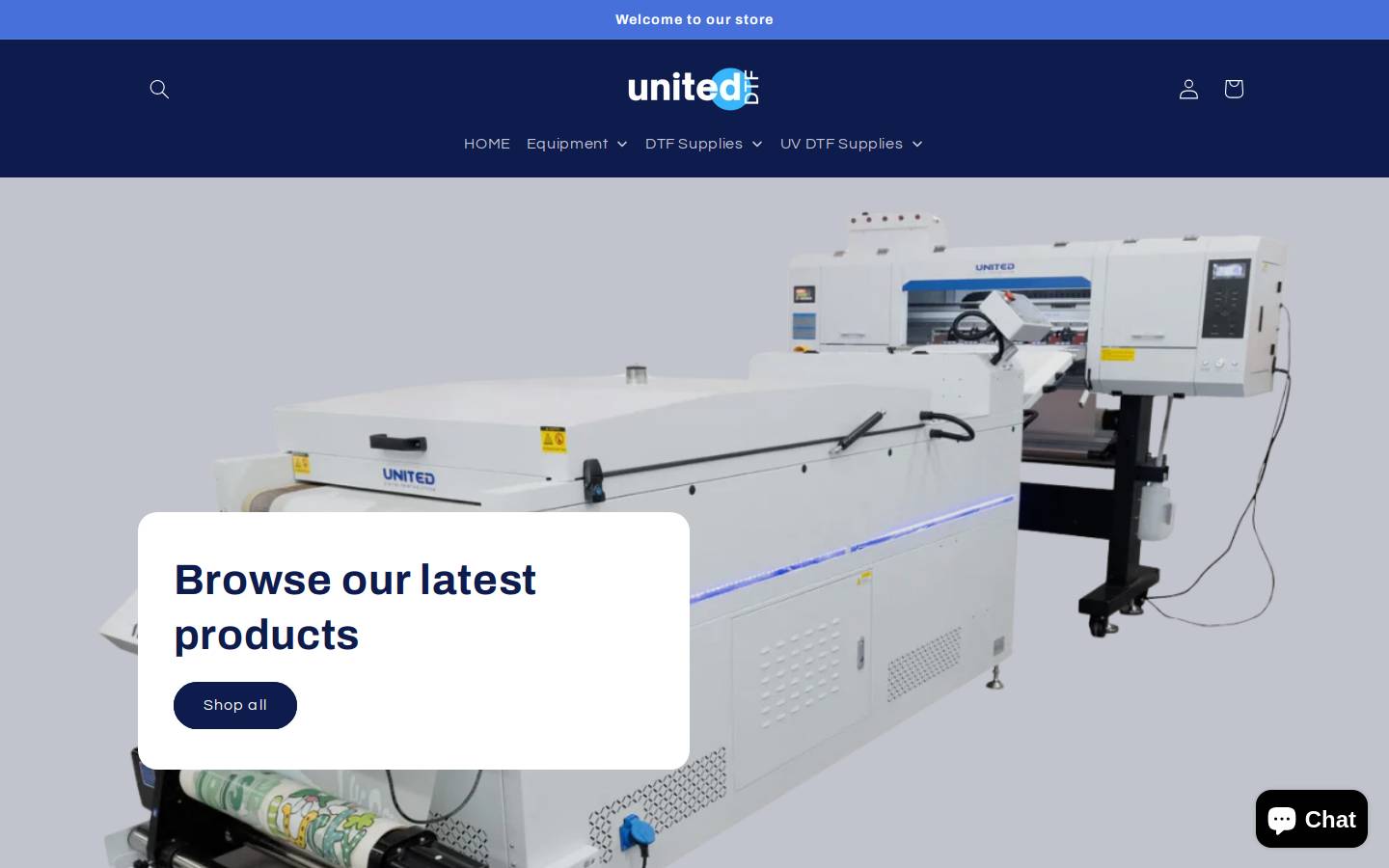 dtfunited.com homepage screenshot