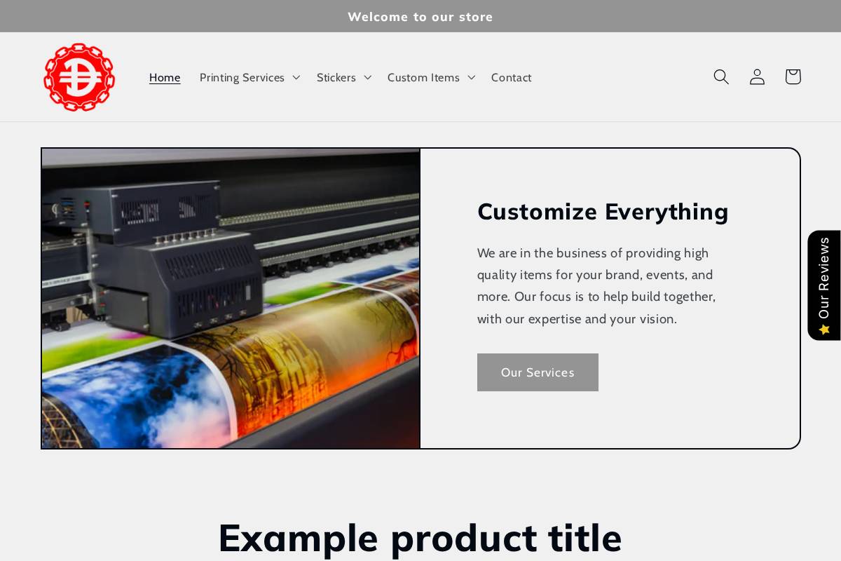 dtsmdesigns.com homepage screenshot