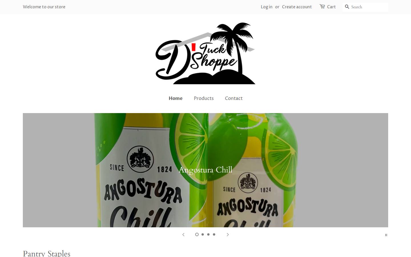 dtuckshoppe.com homepage screenshot