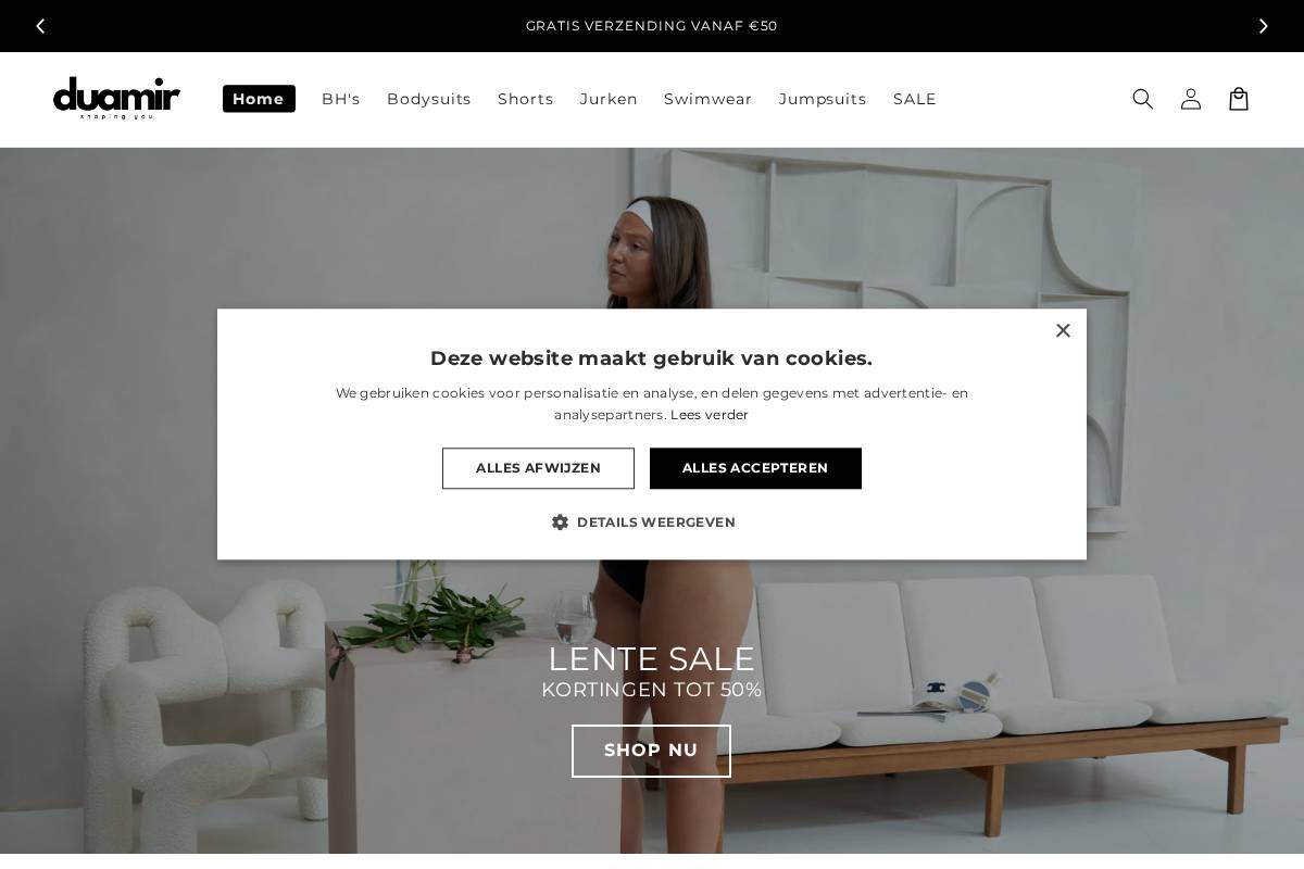 duamir - everyday confidence homepage screenshot