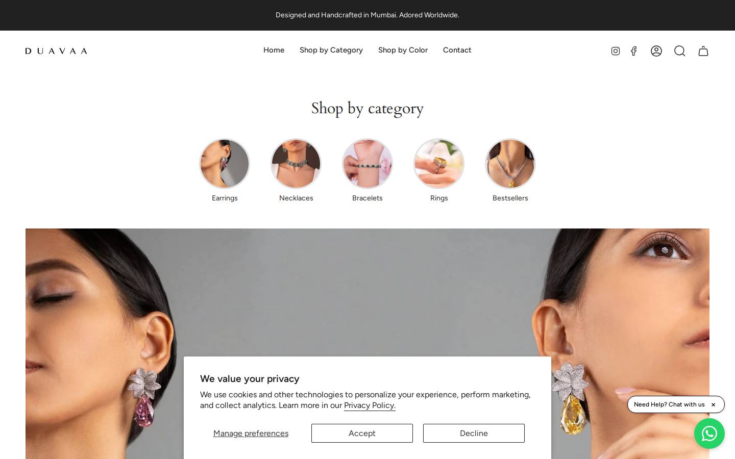 duavaa.com homepage screenshot