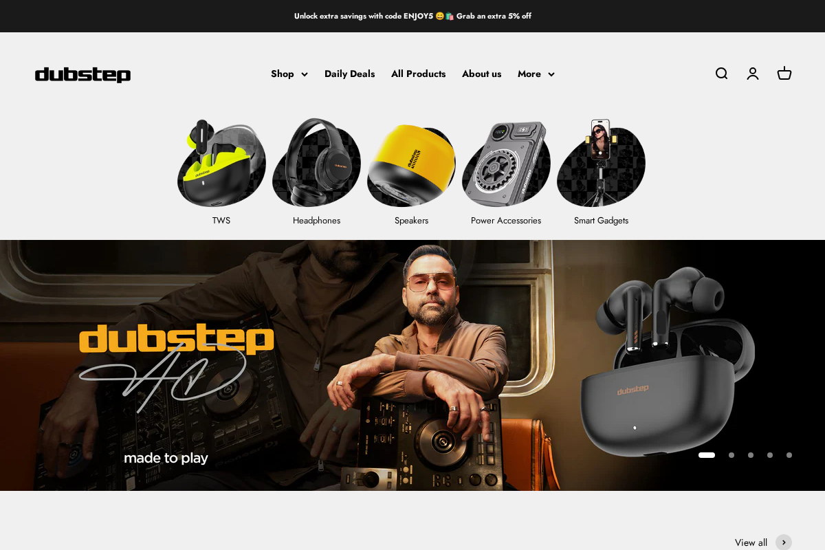 dubstepworld.com homepage screenshot