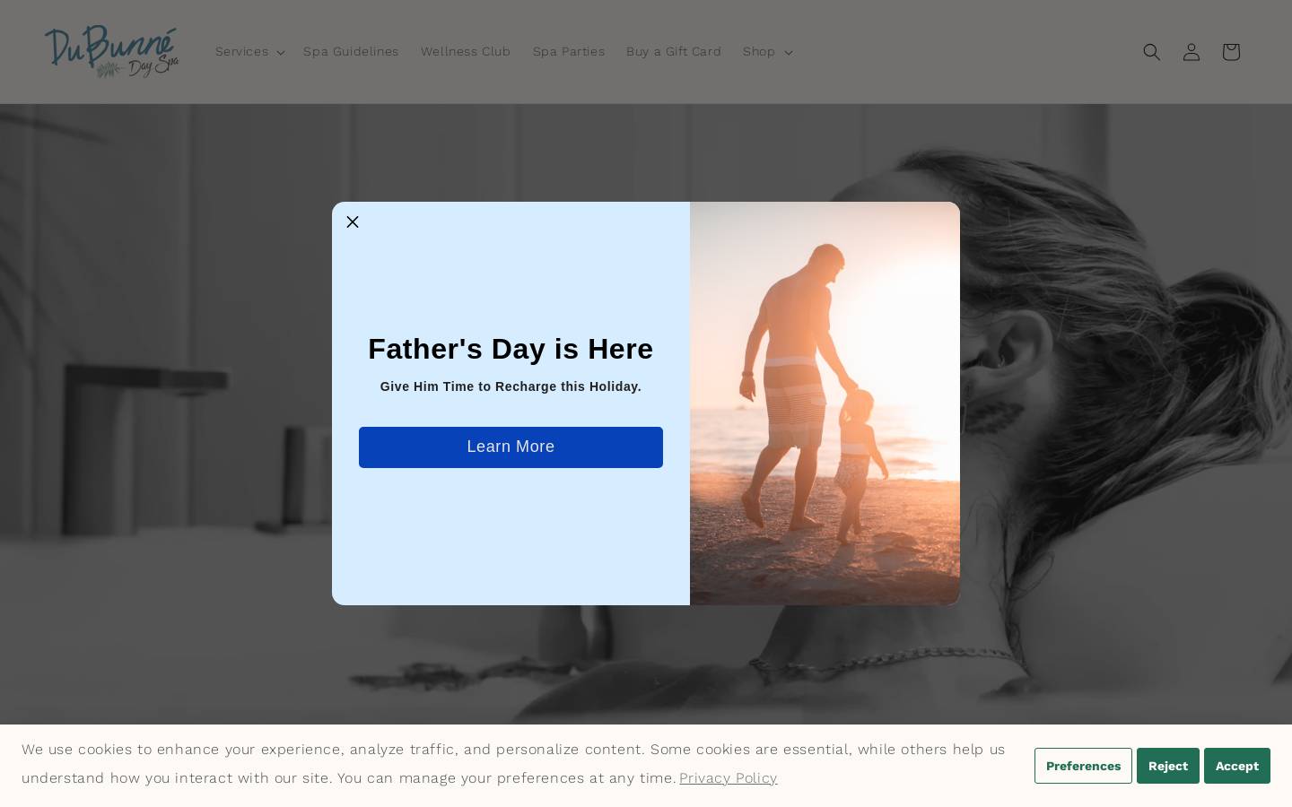 dubunne.com homepage screenshot