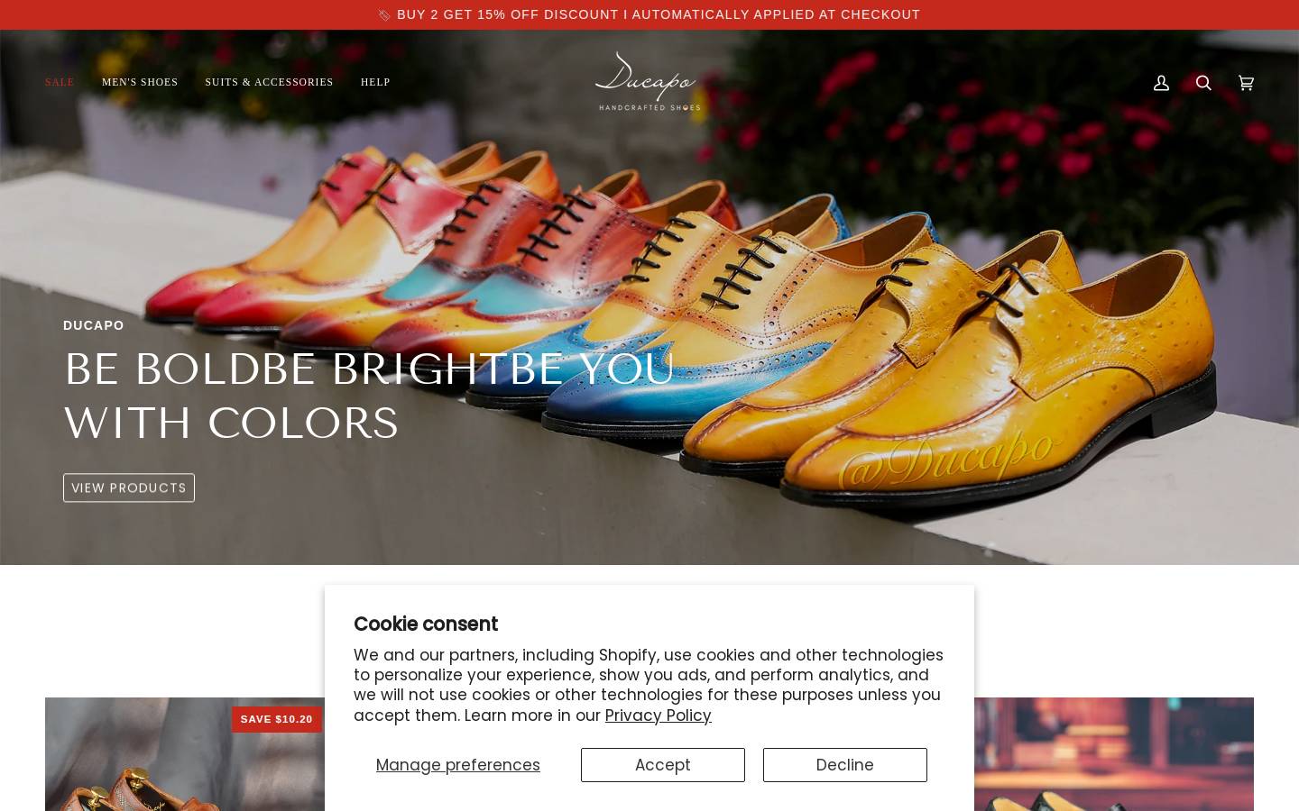 Ducapo homepage screenshot