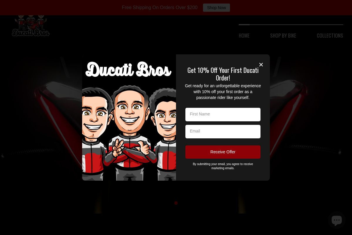 Ducati Bros homepage screenshot