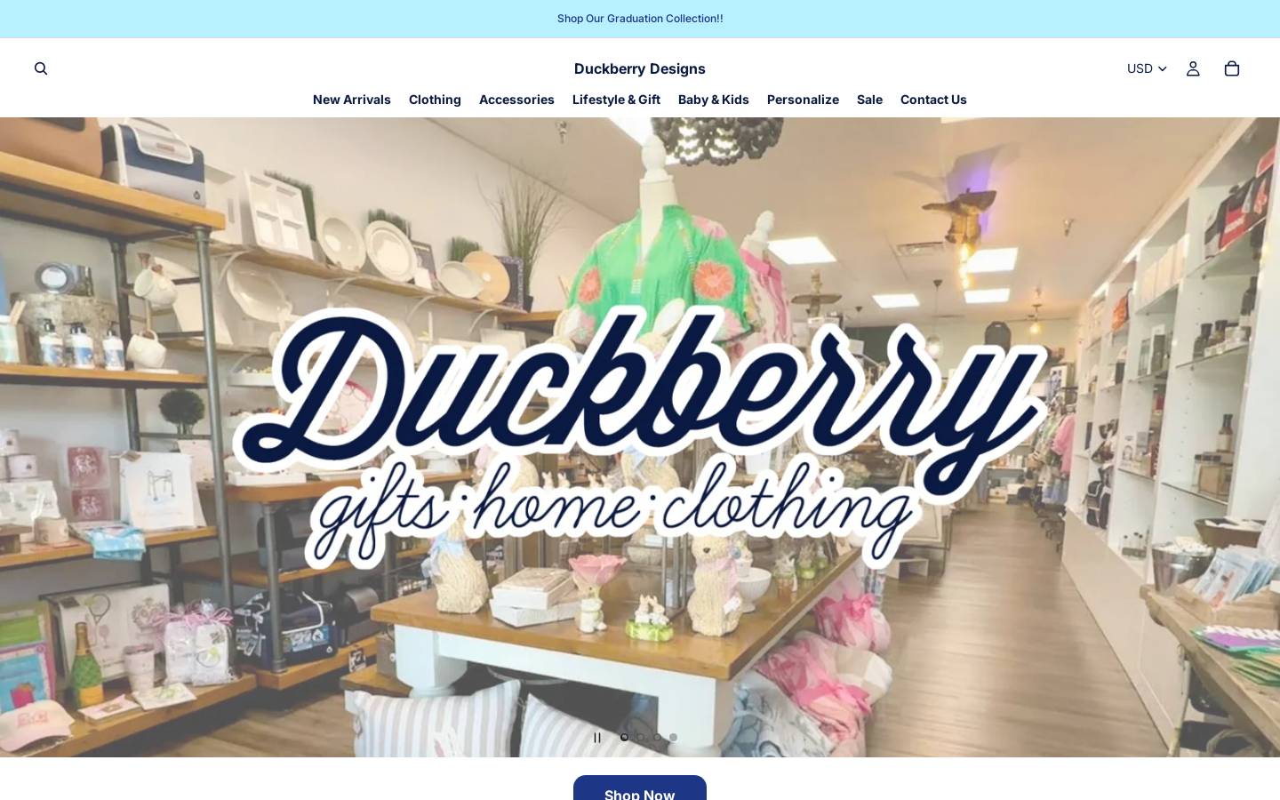 duckberrydesigns.com homepage screenshot
