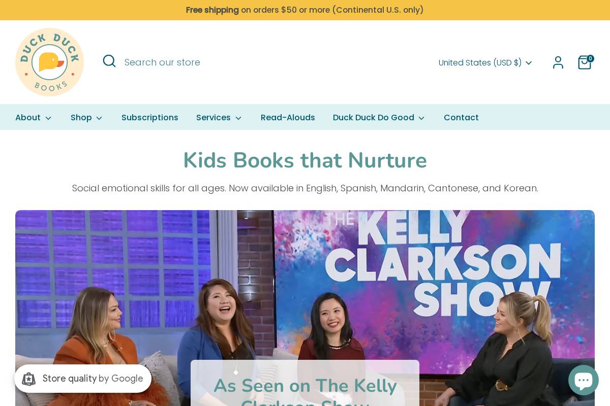 duckduckbooks.com homepage screenshot