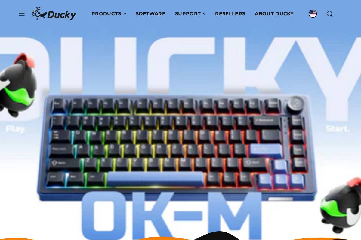 ducky.global homepage screenshot