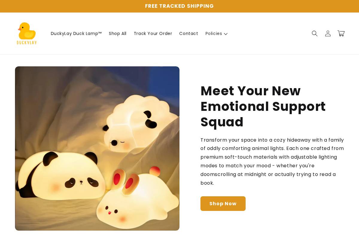 Duckylay homepage screenshot